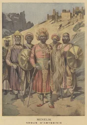 Menelik, Negus da Abissínia